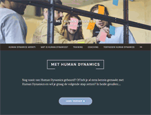 Tablet Screenshot of methumandynamics.nl